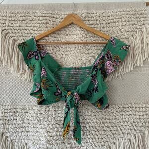 Maaji Heaven Peplum Crop Top